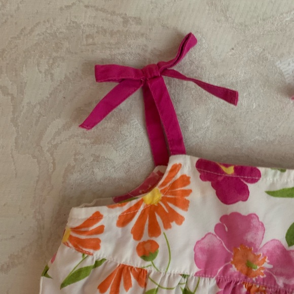 Gymboree Tropical Floral Sundress, Baby Girls 6-12 months - Picture 2 of 7